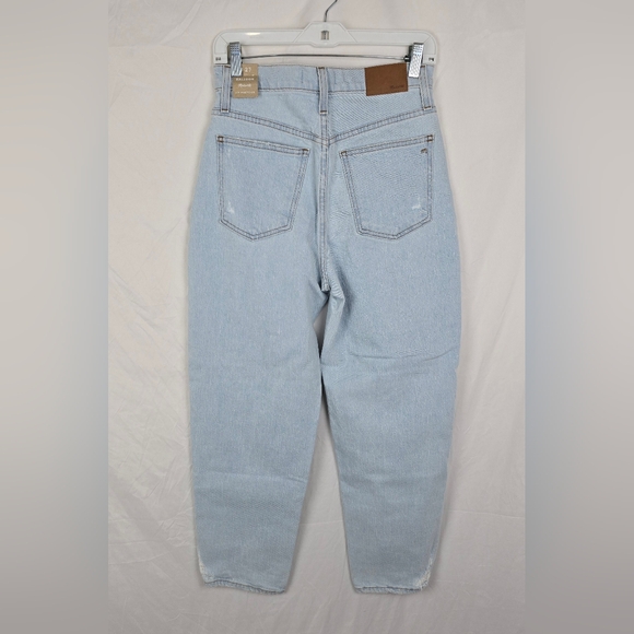 Madewell Balloon Magic Pockets Jeans Baleberry Wash Distressed sz 27 NWT - Picture 5 of 12